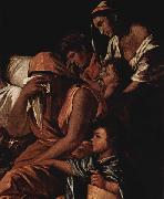 Nicolas Poussin Der Tod des Germanicus oil painting on canvas